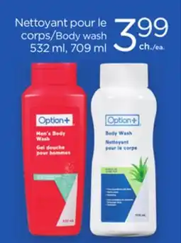 Proxim Option+ Body wash offer