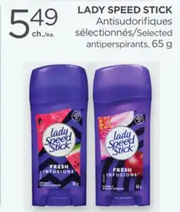 Proxim LADY SPEED STICK Selected antiperspirants offer