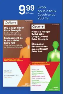 Proxim Option+ Cough syrup offer