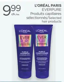 Proxim L'ORÉAL PARIS EVERPURE Selected hair products offer
