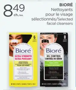 Proxim BIORÉ Selected facial cleansers offer