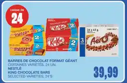 Wholesale Club BARRES DE CHOCOLAT FORMAT GÉANT, 24 UN offer