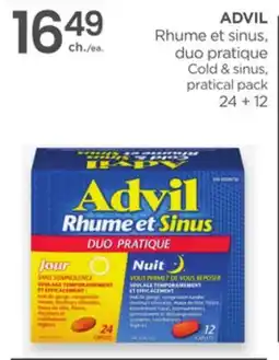 Proxim ADVIL Cold & sinus, pratical pack offer