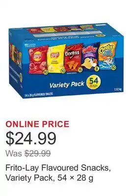 Costco Frito-Lay Flavoured Snacks, Variety Pack, 54 × offer