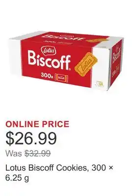 Costco Lotus Biscoff Cookies, 300 × offer