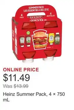 Costco Heinz Summer Pack, 4 × offer