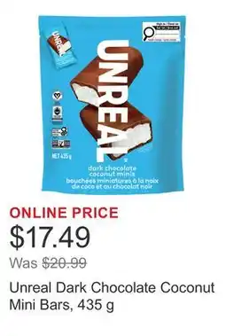 Costco Unreal Dark Chocolate Coconut Mini Bars offer