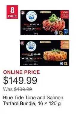 Costco Blue Tide Tuna and Salmon Tartare Bundle, 16 × offer