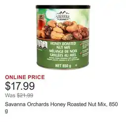 Costco Savanna Orchards Honey Roasted Nut Mix offer