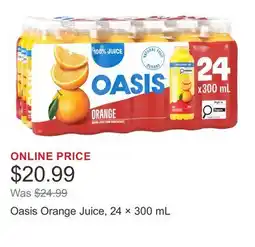 Costco Oasis Orange Juice, 24 × offer