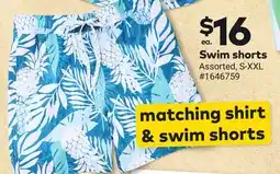 Giant Tiger Swim Shorts offer