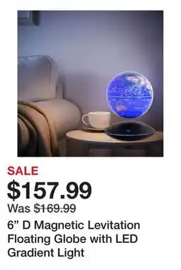 Wayfair 6 D Magnetic Levitation Floating Globe with LED Gradient Light offer