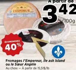 Val-Mont Fromages L'Empereur, Île ash island ou le Sœur Angèle offer