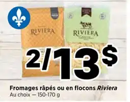 Val-Mont Fromages râpés ou en flocons Riviera offer