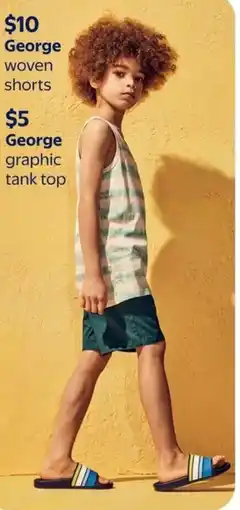 Walmart George woven shorts offer