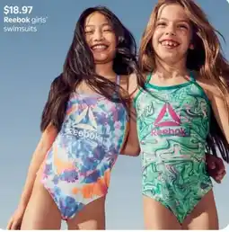 Walmart Reebok girls' swimsuits offer