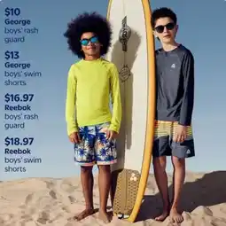 Walmart George boys' rash guard offer