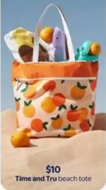 Walmart Time and Tru beach tote offer