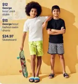 Walmart George boys' pool slides offer