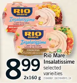 Fortinos RIO MARE INSALATISSIME offer