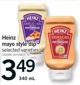 Fortinos HEINZ MAYO STYLE DIP offer