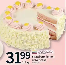 Fortinos STRAWBERRY LEMON VELVET CAKE offer