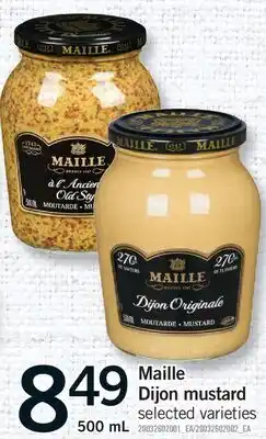Fortinos MAILLE DIJON MUSTARD offer
