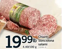 Fortinos CHIANTI SBRICIOLONA SALAMI offer