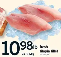 Fortinos FRESH TILAPIA FILLET offer