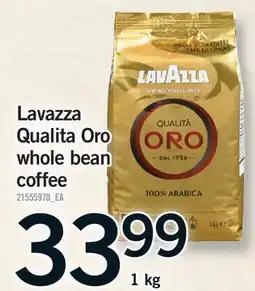 Fortinos LAVAZZA QUALITA ORO WHOLE BEAN COFFEE offer