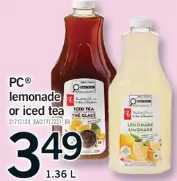 Fortinos PC LEMONADE OR ICED TEA offer