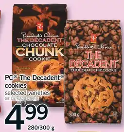 Fortinos PC THE DECADENT COOKIES, 280/300 G offer