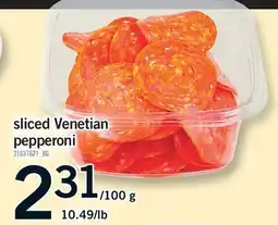 Fortinos SLICED VENETIAN PEPPERONI offer