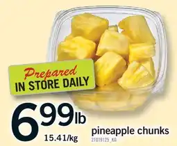 Fortinos PINEAPPLE CHUNKS offer