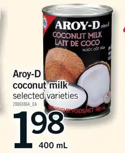 Fortinos AROY-D COCONUT MILK offer