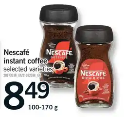 Fortinos NESCAFÉ INSTANT COFFEE offer