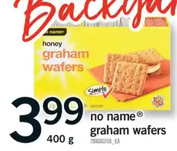 Fortinos NO NAME GRAHAM WAFERS offer
