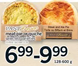 Fortinos MEAT PIE OR QUICHE offer