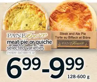 Fortinos MEAT PIE OR QUICHE offer