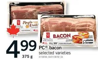 Fortinos PC BACON offer