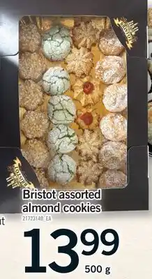 Fortinos BRISTOT ASSORTED ALMOND COOKIES offer