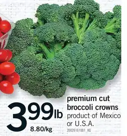 Fortinos PREMIUM CUT BROCCOLI CROWNS offer