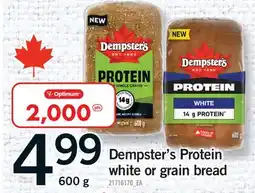 Fortinos DEMPSTER'S PROTEIN WHITE OR GAIN BREAD offer