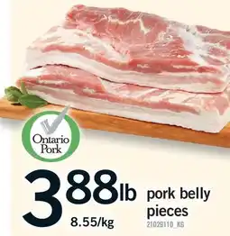 Fortinos PORK BELLY PIECES offer