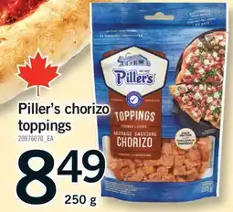 Fortinos PILLER'S CHORIZO TOPPINGS offer
