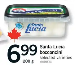 Fortinos SANTA LUCIA BOCCONCINI offer