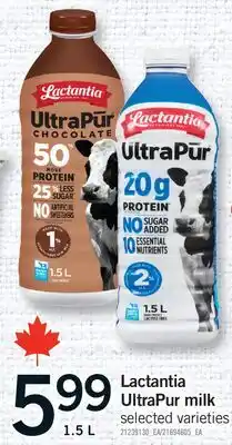 Fortinos LACTANTIA ULTRAPUR MILK offer