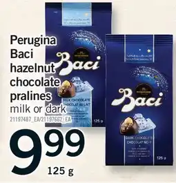 Fortinos PERUGINA BACI HAZELNUT PRALINES PRALINES MILK OR DARK offer