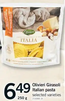 Fortinos OLIVIERI GIRASOLI ITALIAN PASTA offer