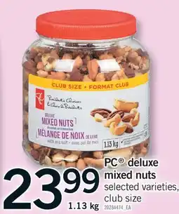 Fortinos PC DELUXE MIXED NUTS offer